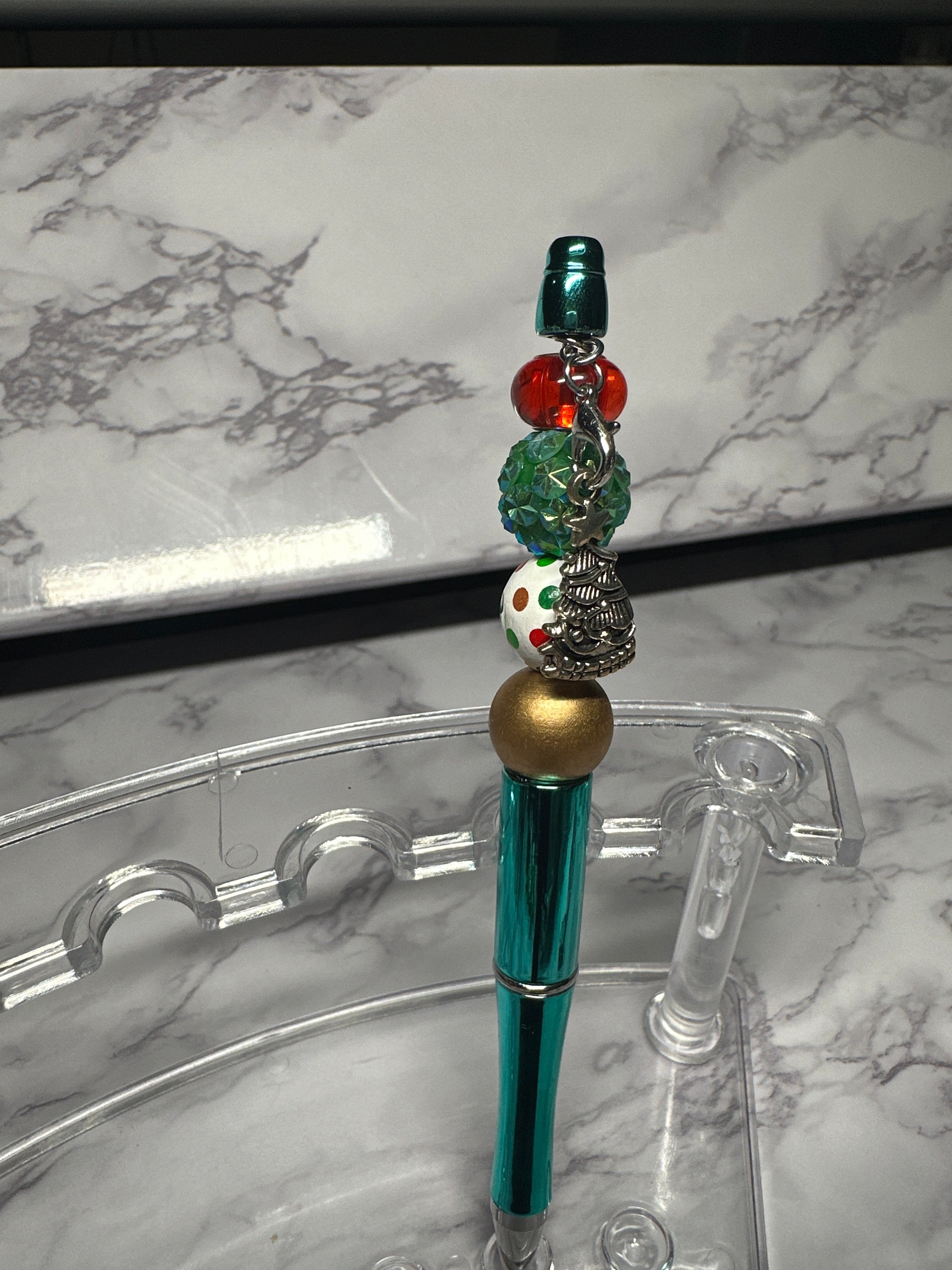 Bead’d Christmas Pen
