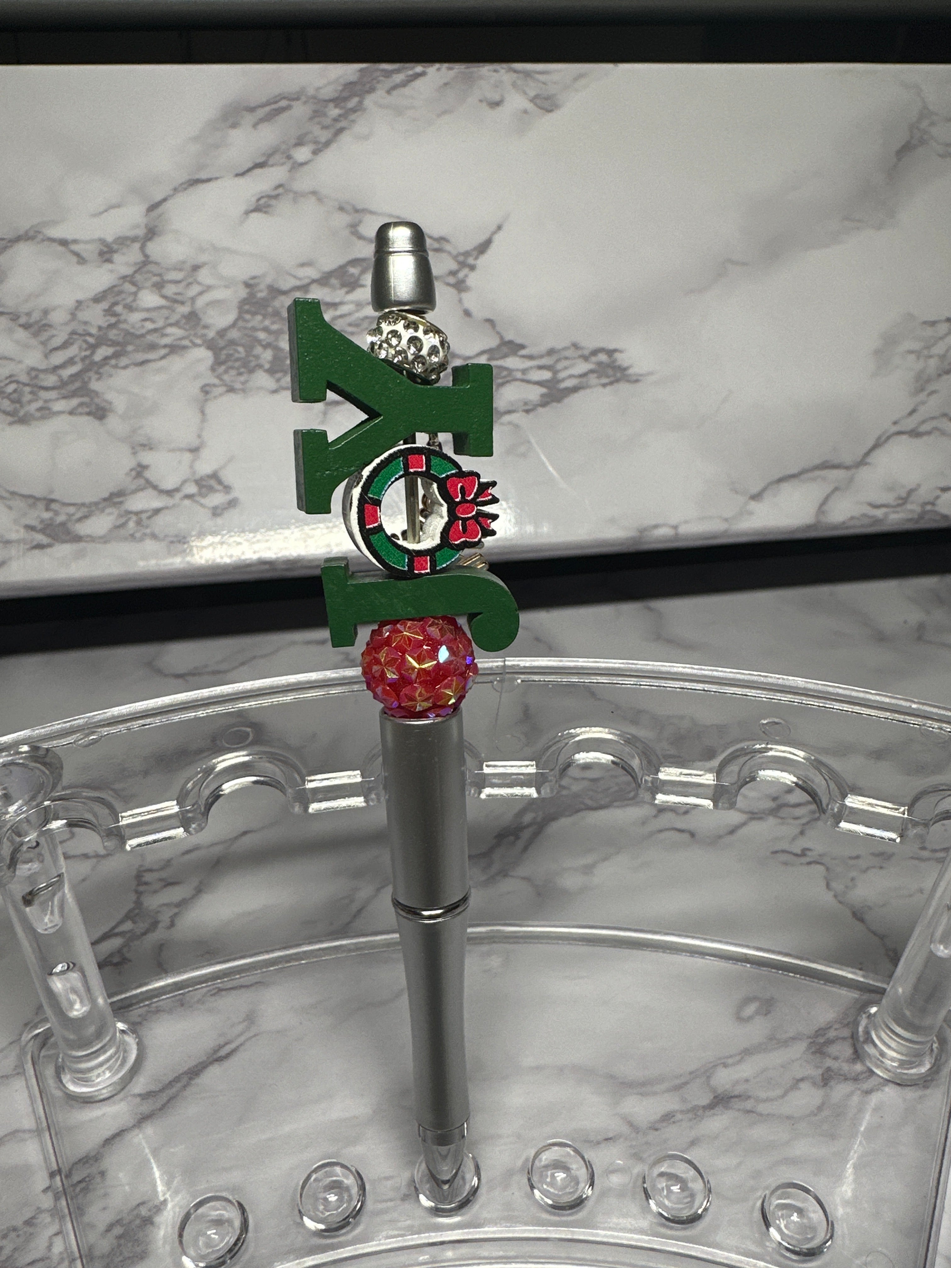 Bead’d Christmas Pen