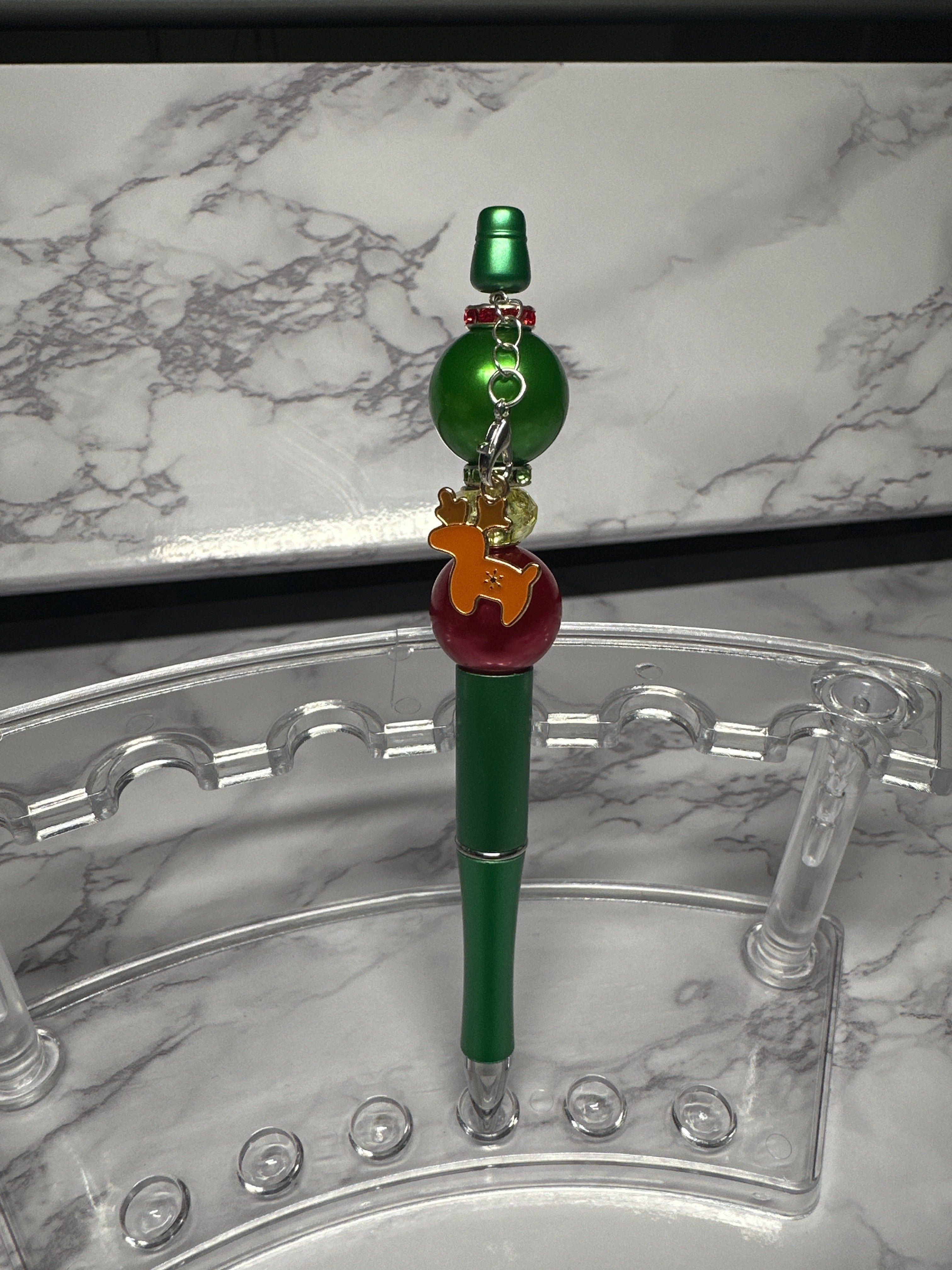 Bead’d Christmas Pen