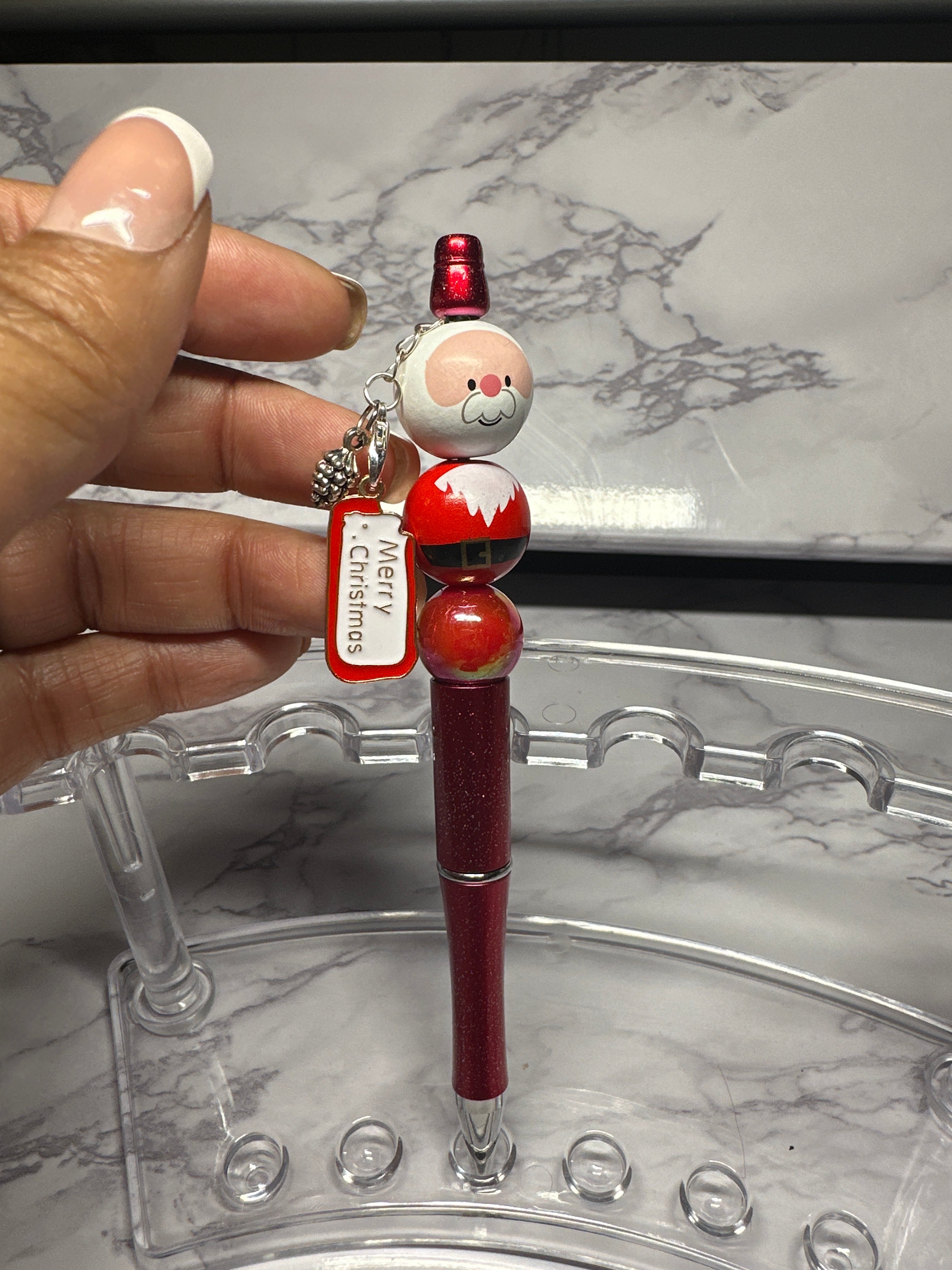 Bead’d Christmas Pen