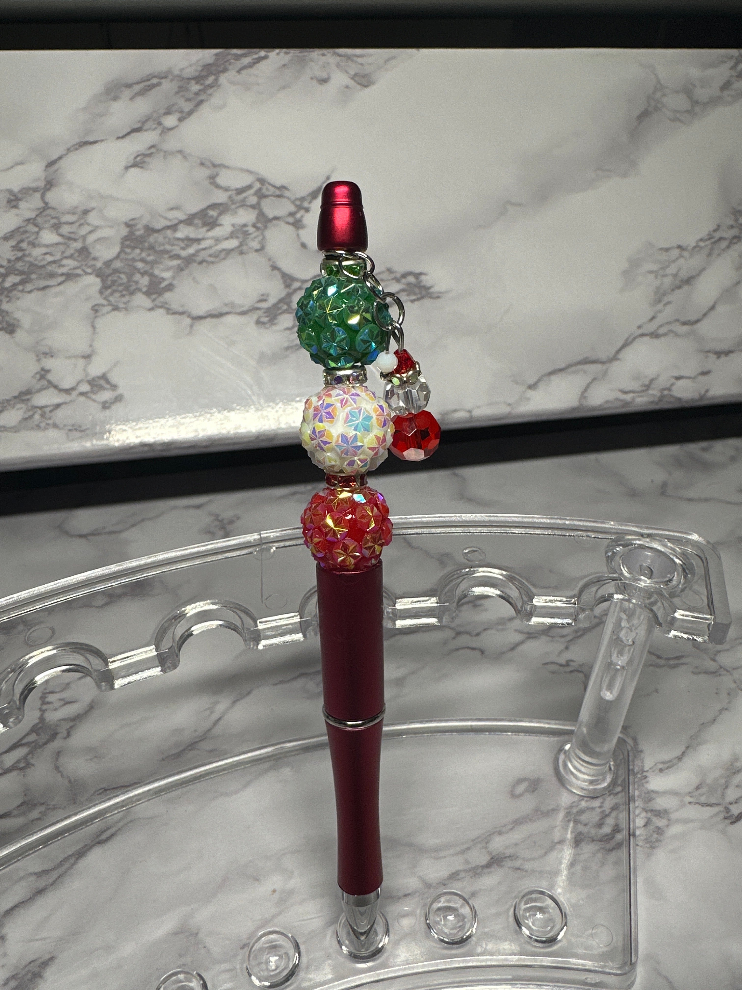 Bead’d Christmas Pen